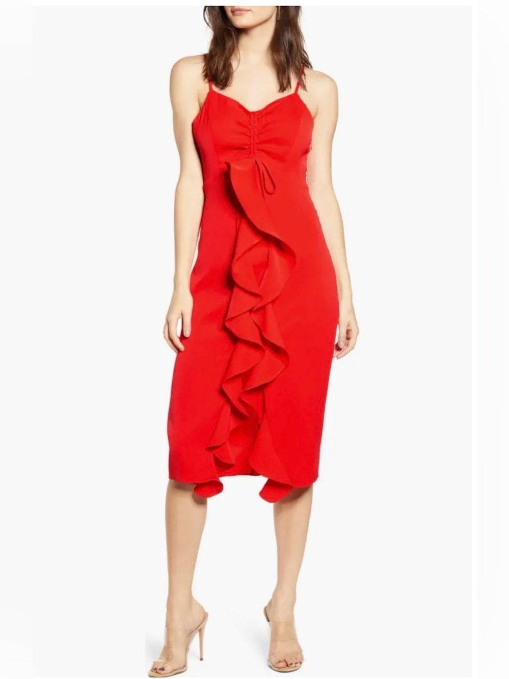 Endless Rose Red Midi Dress